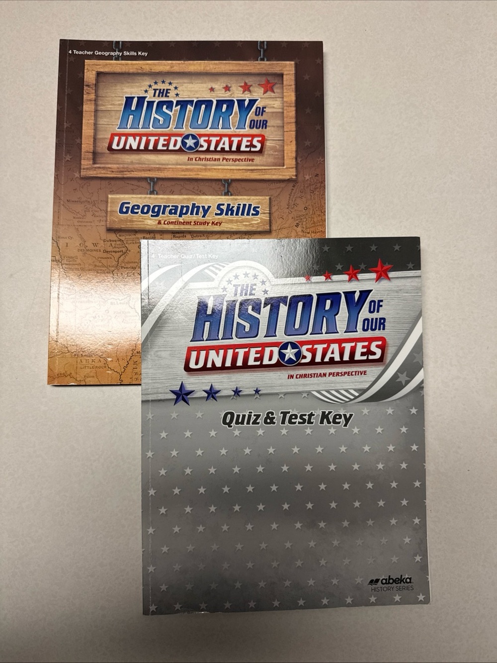 Abeka 4 The History of Our United States Skills Key & Quiz/Test Key